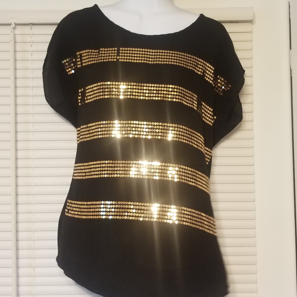 Black sheer Rue21 shirt